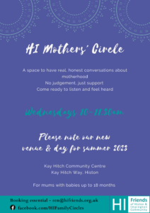 HI Mothers' Circle poster